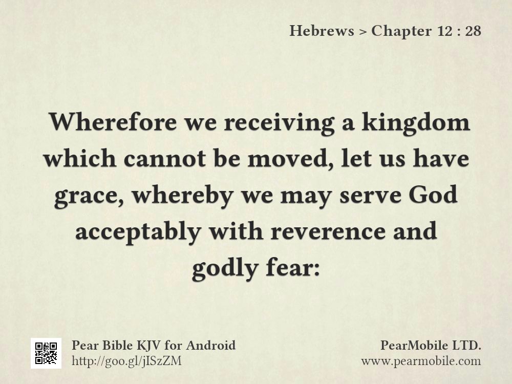 Hebrews, Chapter 12:28